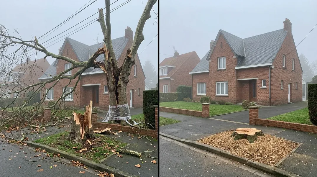 Résultat élagage à Lille — Elagage Lille